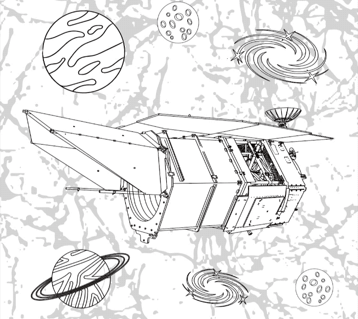 Nancy Grace Roman Space Telescope Coloring Pages
